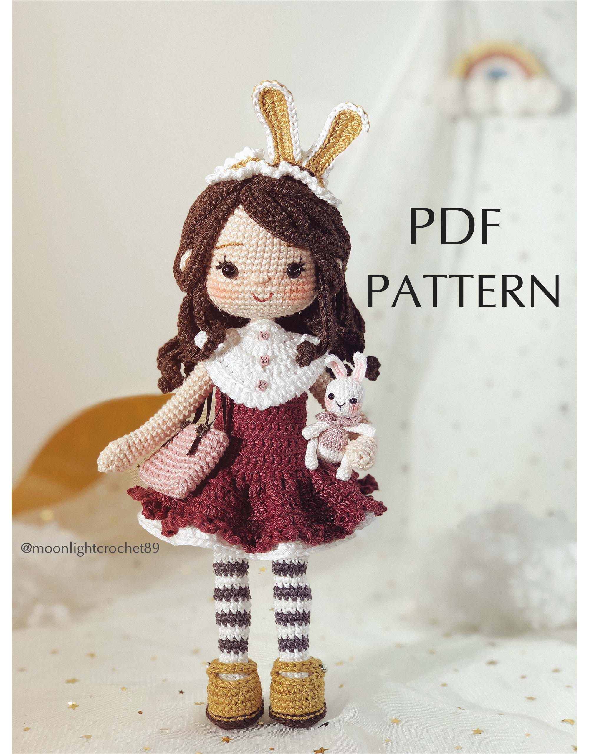 Crochet doll pattern pdf online