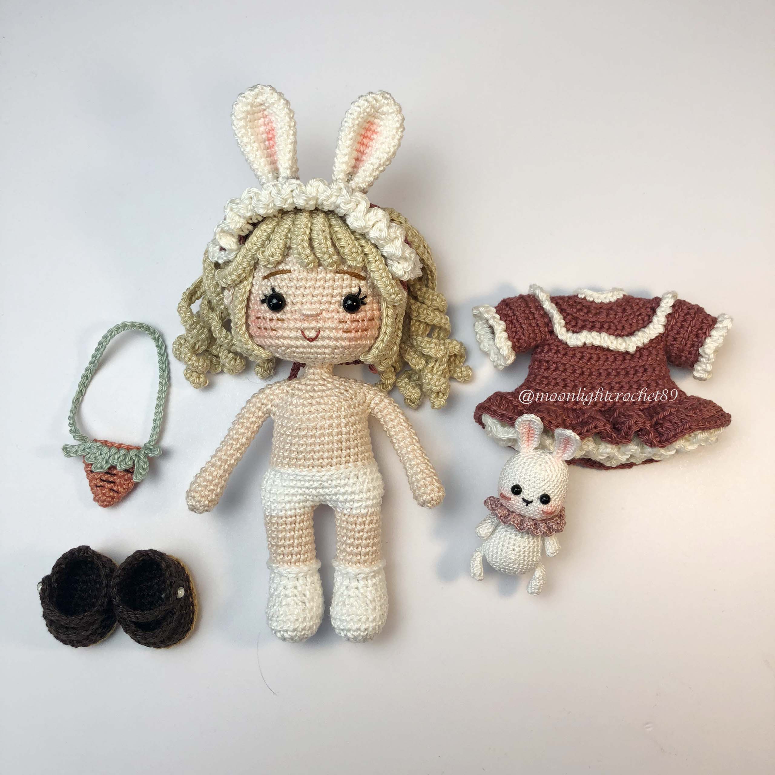 Crochet Doll Pattern, Suri Doll, Amigurumi Doll Pattern, PDF English ...