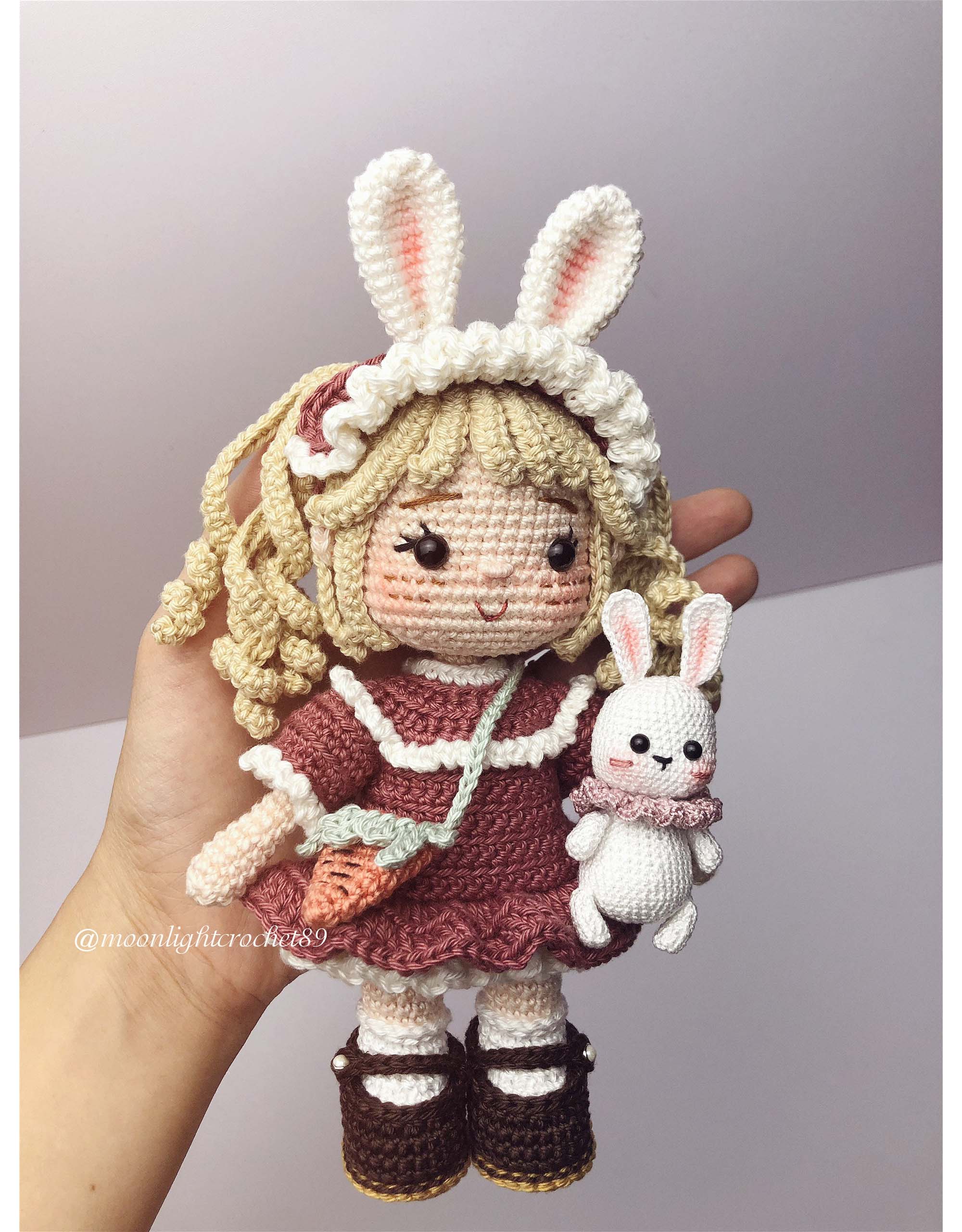 Crochet Doll Pattern, Suri Doll, Amigurumi Doll Pattern, PDF English ...
